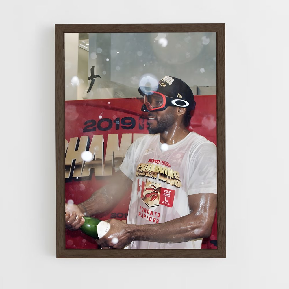 Poster Kawhi en Action – affiche Basketball (vue 5)